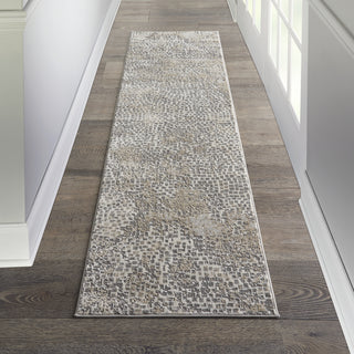 Nourison MA90 Uptown UPT02 Beige/Grey Area Rug by Michael Amini Room Scene 2