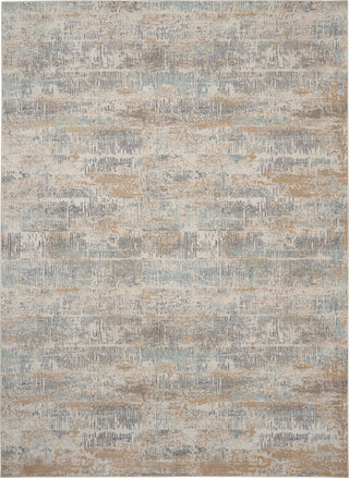 Nourison MA90 Uptown UPT03 Beige/Aqua Area Rug by Michael Amini Main Image