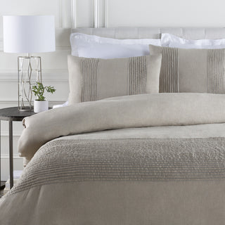 Surya Upton UPT-8000 Neutral Bedding Twin Bed Skirt