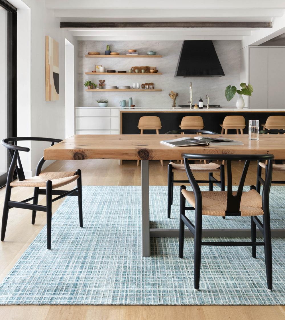 Loloi Urbana UB-01 Aqua Area Rug Lifestyle Image Feature