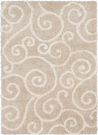 Surya Urban Shag USG-2300 Beige Cream Area Rug Mirror main image