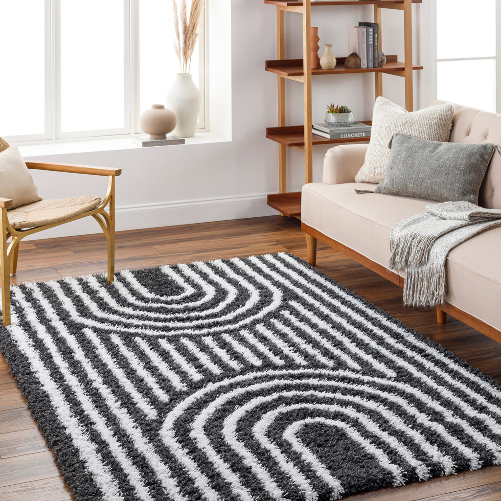 Surya Urban Shag USG-2318 Area Rug Room Scene Feature