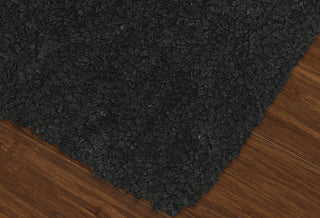 Dalyn Utopia UT100 Black Area Rug Closeup