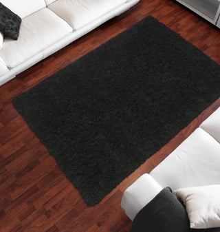 Dalyn Utopia UT100 Black Area Rug Lifestyle Image Feature