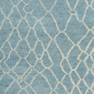 Surya Utopia UTP-9000 Teal Hand Knotted Area Rug Sample Swatch