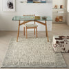 Nourison Vail VAI03 Ivory/Multi Area Rug featured under writing desk