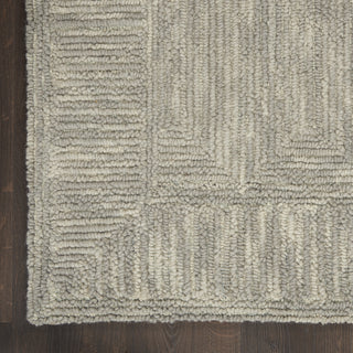 Nourison Vail VAI04 Grey Area Rug