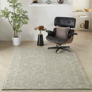 Nourison Vail VAI04 Grey Area Rug