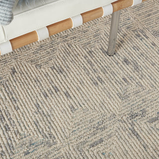 Nourison Vail VAI04 Ivory/Grey/Teal Area Rug