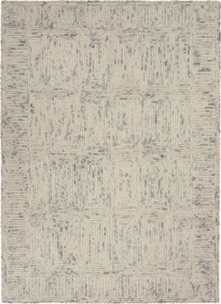 Nourison Vail VAI04 Ivory/Grey/Teal Area Rug