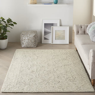 Nourison Vail VAI05 Ivory/Navy Area Rug