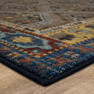 Karastan Pandora Vainglory Taupe Area Rug Lifestyle Image