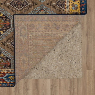 Karastan Pandora Vainglory Taupe Area Rug Back Image