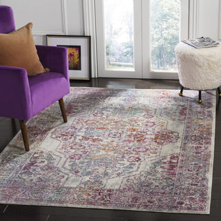 Safavieh Valencia VAL165S Ivory/Red Area Rug Room Scene