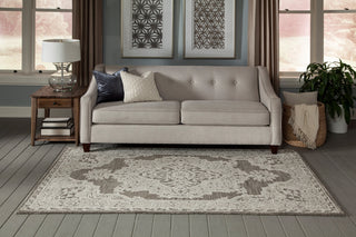 Momeni Valencia VAL-1 Grey Area Rug Room Image Feature