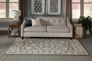 Momeni Valencia VAL-2 Grey Area Rug Room Image Feature