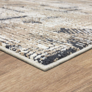 Karastan Vanguard by Drew and Jonathan Home Valiant Frost Grey Area Rug Lifestyle Image