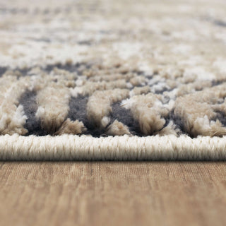 Karastan Vanguard by Drew and Jonathan Home Valiant Frost Grey Area Rug Detail Image