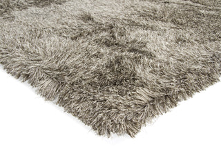 Chandra Vani VAN-13611 Charcoal/Ivory Area Rug Corner Shot