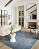 Loloi II Vance VAN-01 Denim / Dove Area Rug Lifestyle Image Feature