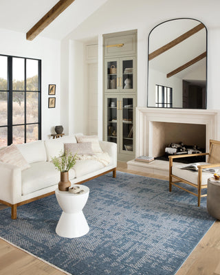 Loloi II Vance VAN-01 Denim / Dove Area Rug Lifestyle Image Feature