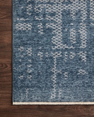 Loloi II Vance VAN-01 Denim / Dove Area Rug Corner Image