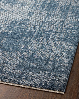 Loloi II Vance VAN-01 Denim / Dove Area Rug Angle Image