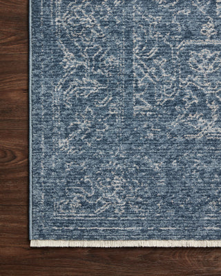 Loloi II Vance VAN-03 Denim / Dove Area Rug Corner Image