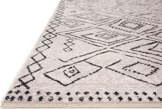 Loloi II Vance VAN-06 Dove / Charcoal Area Rug Corner Image