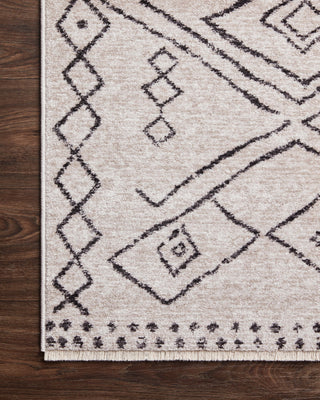 Loloi II Vance VAN-06 Dove / Charcoal Area Rug Corner Image