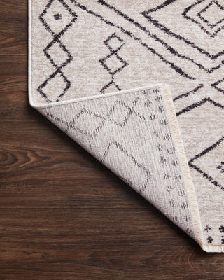 Loloi II Vance VAN-06 Dove / Charcoal Area Rug Backing Image