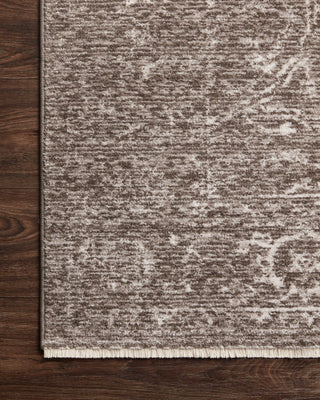 Loloi II Vance VAN-08 Taupe / Dove Area Rug Corner Image