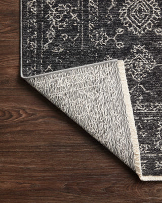 Loloi II Vance VAN-09 Charcoal / Dove Area Rug Backing Image