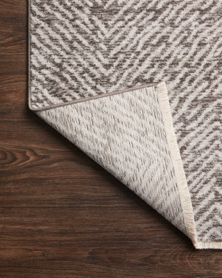 Loloi II Vance VAN-10 Taupe / Dove Area Rug Backing Image