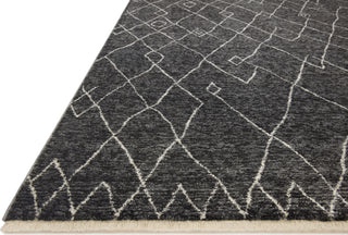 Loloi II Vance VAN-11 Charcoal / Dove Area Rug Corner Image