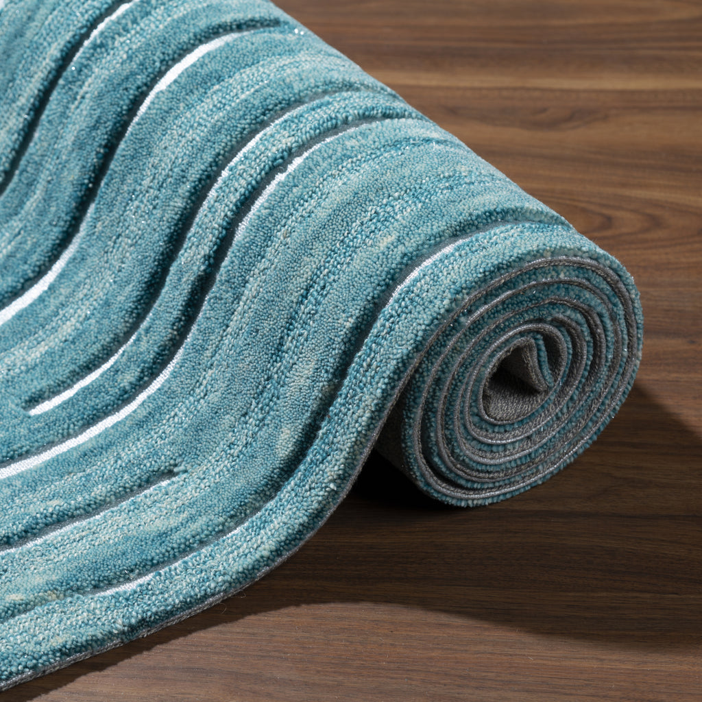 Dalyn Vibes VB1 Teal Area Rug