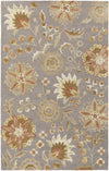 Verdant VDT-1000 Gray Area Rug by Surya 5' X 7'6''