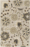 Verdant VDT-1001 White Area Rug by Surya 5' X 7'6''