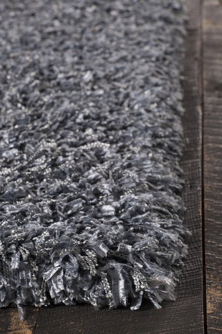 Chandra Vega VEG-40500 Grey Area Rug Corner Shot