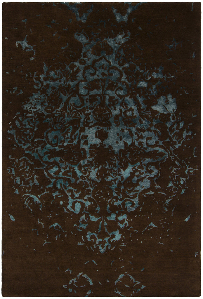 Chandra Veleno VEL-29301 Brown/Teal Area Rug main image
