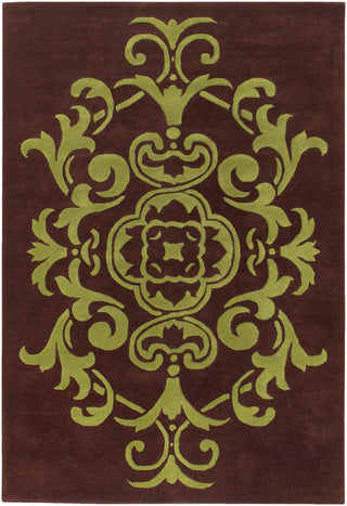 Chandra Venetian VEN-6003 Brown/Green Area Rug main image