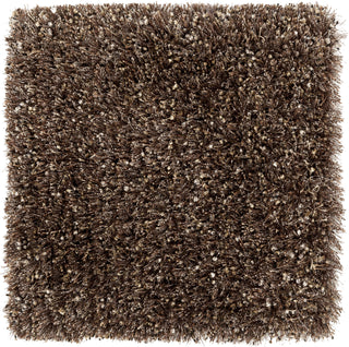 Surya Venetian VEN-3008 Chocolate Shag Weave Area Rug 16'' Sample Swatch