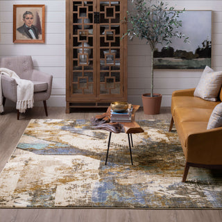 Karastan Vanguard by Drew and Jonathan Home Venerable Smokey Grey Area Rug Lifestyle Image