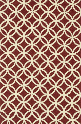 Loloi Venice Beach VB-05 Red / Ivory Area Rug main image