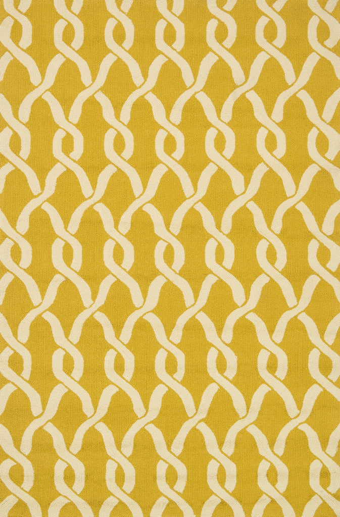 Loloi Venice Beach VB-08 Goldenrod / Ivory Area Rug main image