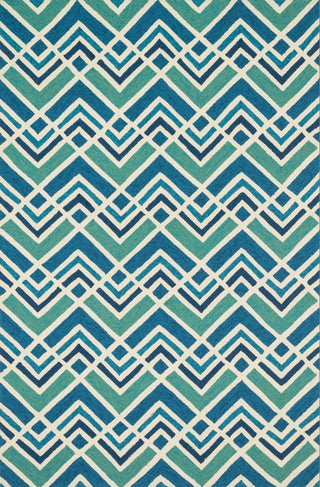 Loloi Venice Beach VB-22 Sea / Blue Area Rug Main