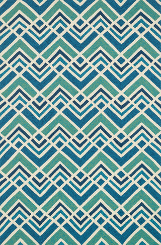 Loloi Venice Beach VB-22 Sea / Blue Area Rug main image