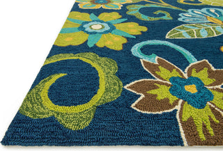 Loloi Ventura HVT10 Blue / Green Area Rug Corner Shot