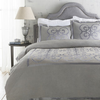 Surya Versaille VER-6002 Gray Bedding Twin Duvet