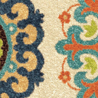 Orian Rugs Veranda Hubbard White Area Rug 